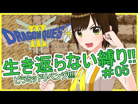 【ドラクエ3】#5 続ピラミッドに挑む【初見 縛りプレイ】