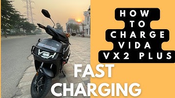 How to Charge VIDA Vx2 Plus - Fast Charging at Ather Charger⚡ First Time #electricscooter #vida 