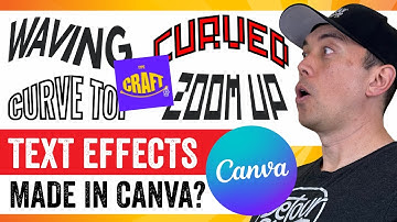 HOW TO WARP TEXT IN CANVA using TypeCraft.... Step by step tutorial