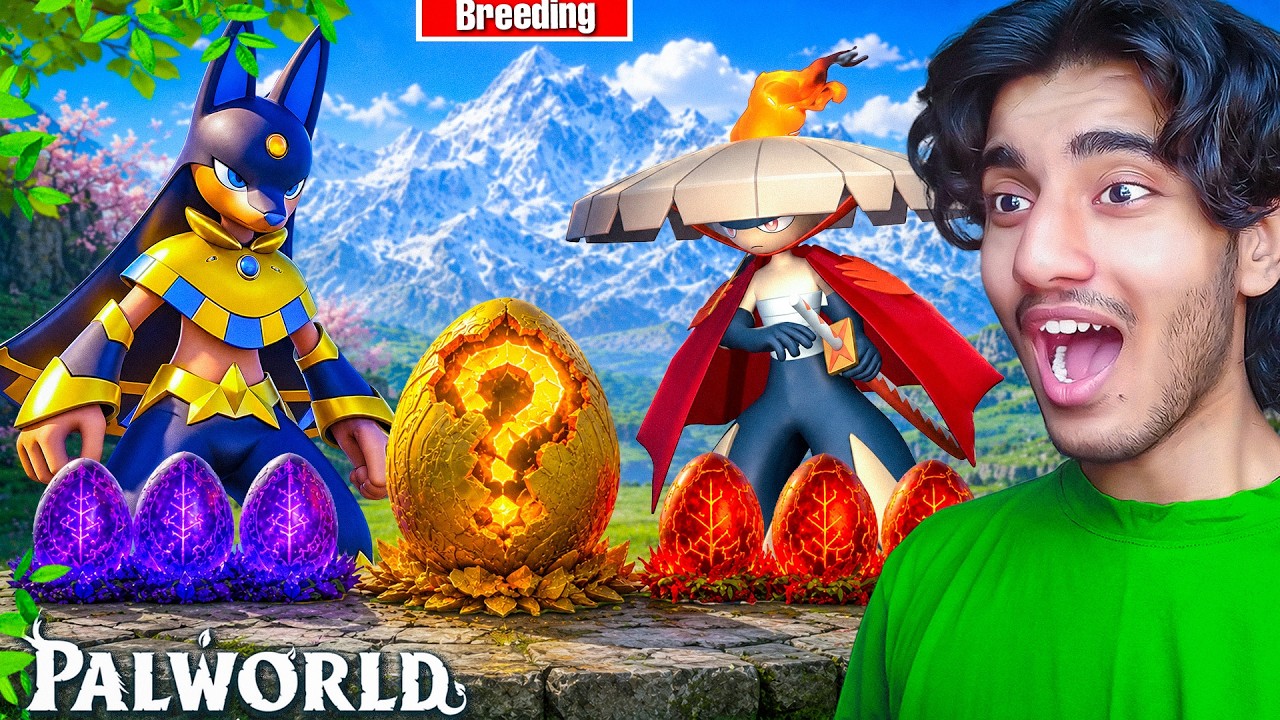 WE GOT THE RAREST EGG FROM BREEDING POKEMON😱 Palworld | TECHNO GAMERZ