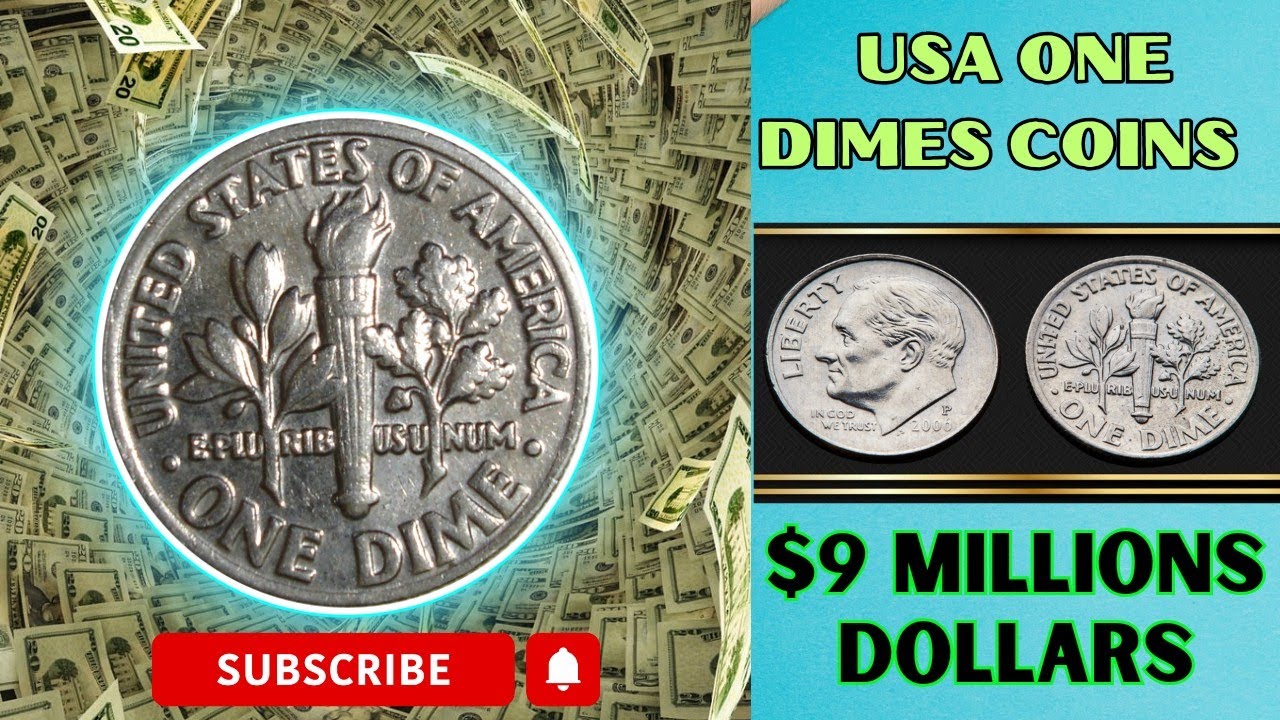 Super top 8 most valuable us dimes in circulation very expensive usa