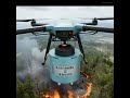 The drone is equipped with a multi-parameter gas detection sensor.
