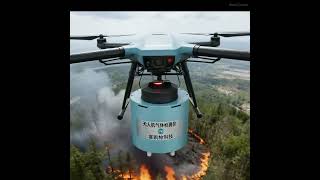The drone is equipped with a multi-parameter gas detection sensor.