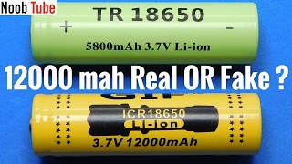 £1.00 Chinese 18650 Test TRUE Capacity Li ion Battery Review Real Or Fake Sky Ray King Torch Cells