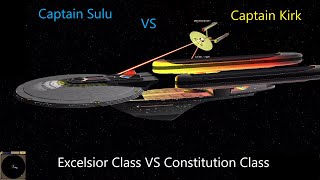 Captain Sulu VS Captain Kirk | USS Enterprise VS USS Excelsior | Star Trek Bridge Commander Battle |