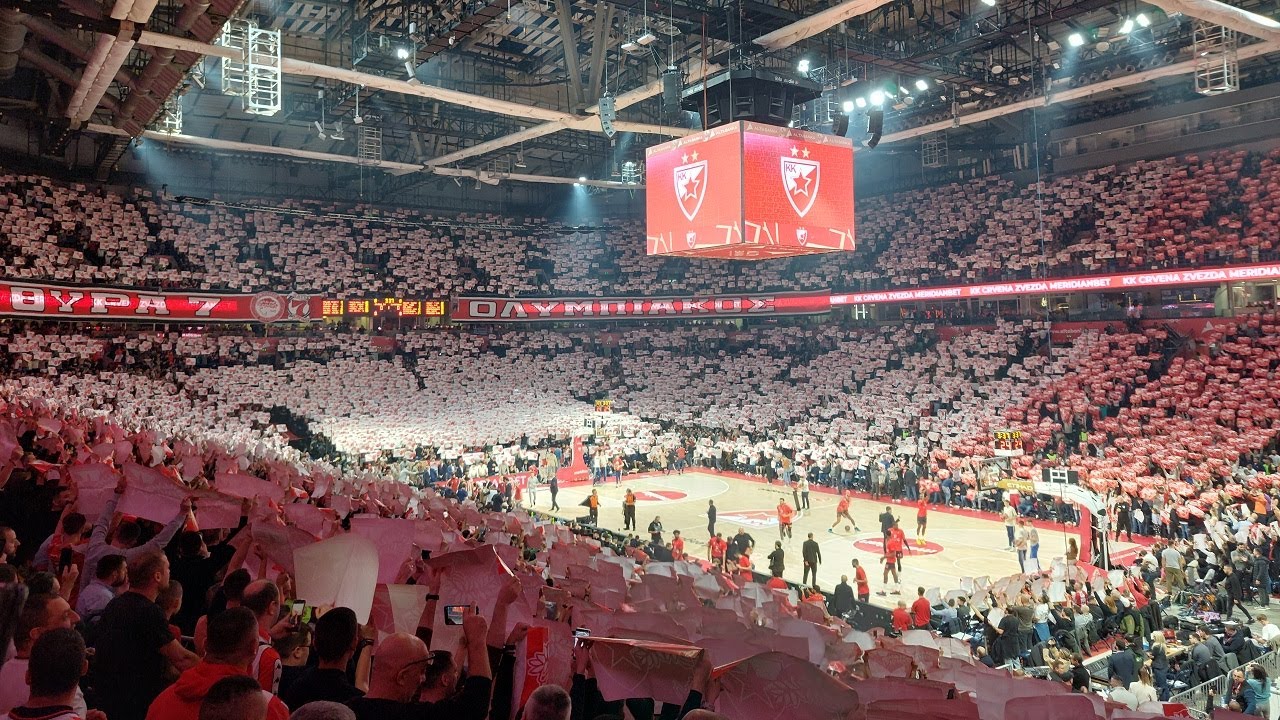 Delije - navijanje na Zvezda Olimpijakos (košarka 2025 - 2026)