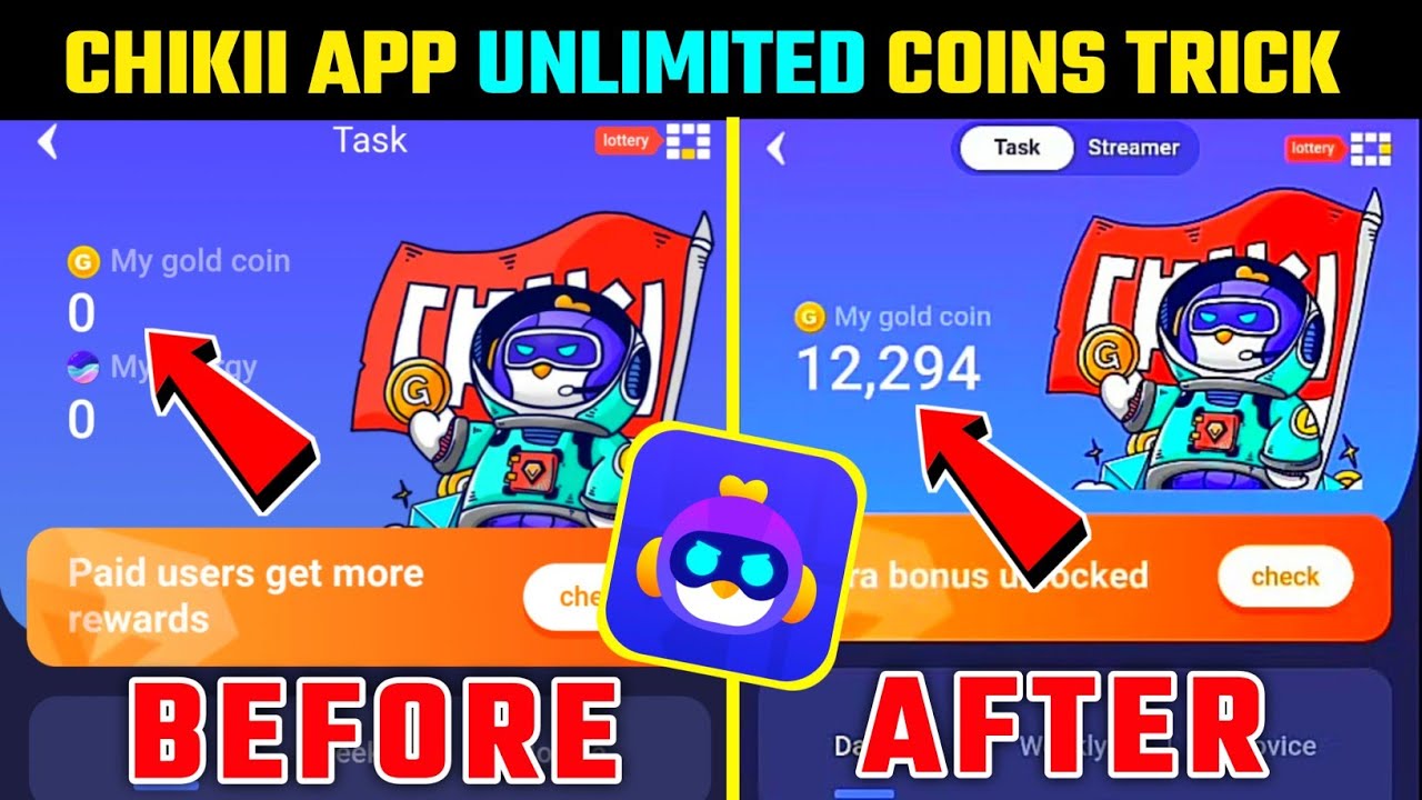 Chikii Unlimited Coin Trick  Chikii App Me Unlimited Coin Kaise Karen