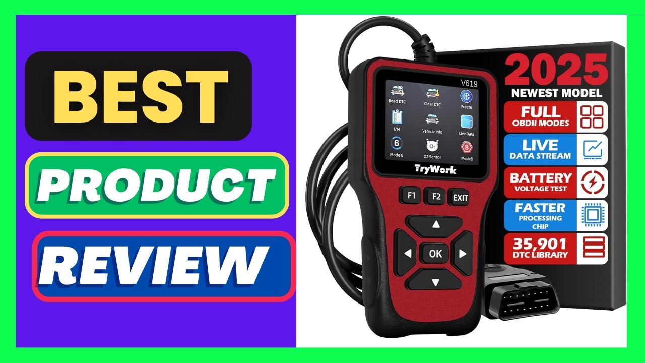 trywork OBD2 Scanner Diagnostic Tool, Check Engine Code