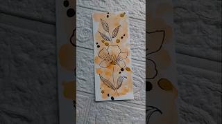 Beautiful Bookmark Painting❤️😊 🎨 | Easy Art for Beginners #shorts#diy#painting#craft#trandingshort