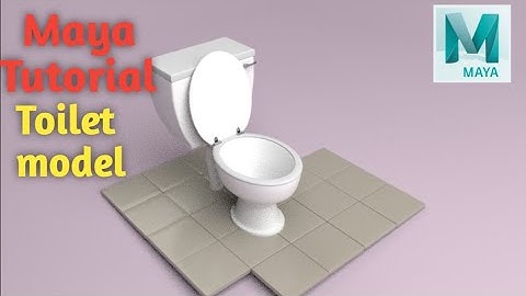 3D Toilet modeling | in Autodesk Maya  | for beginners
