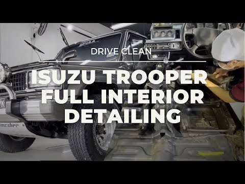 Isuzu Trooper full interior detailing!