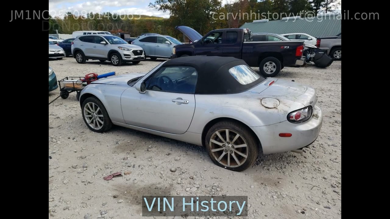 2008 MAZDA MX5 JM1NC25F080140065 - YouTube