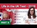 Life in the UK Test 2026 | Mock Test 4 | 24 Questions with Answers and Explanations