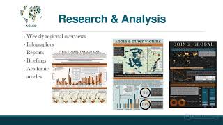 Introduction to Careers with the Armed Conflict Location & Event Data Project (ACLED)