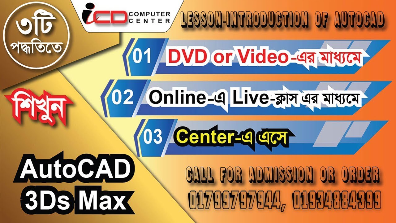 Professional AutoCAD Class | Introduction of AutoCAD Interface & Toolbars | AuotCAD Tutorials