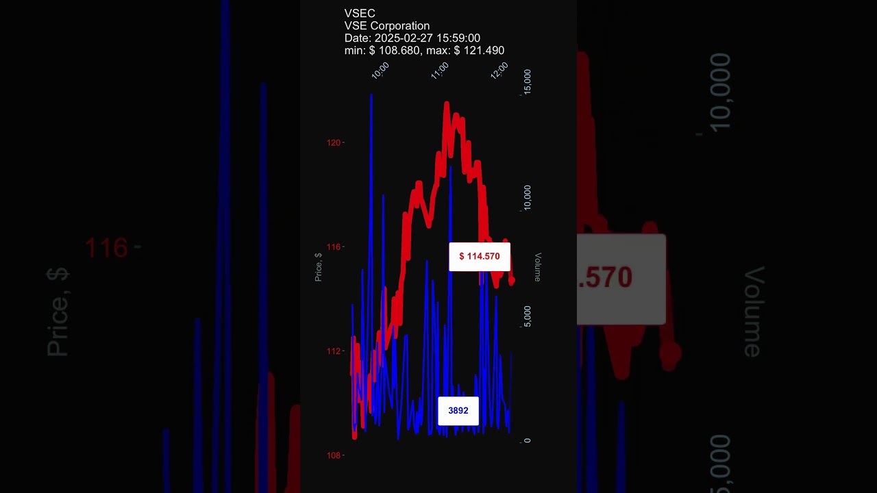 VSEC, VSE Corporation, 2025-02-27, stock prices dynamics, stock of the day 