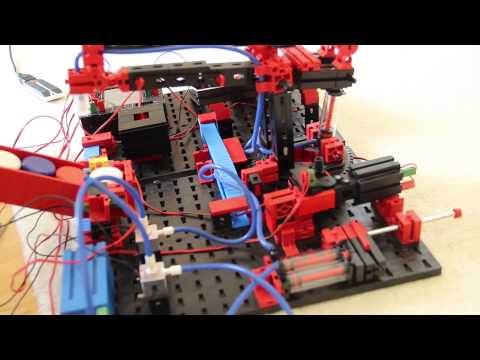 Farbsortierroboter Robo TX ElectroPneumatic  Fischertechnik