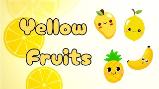 🍋Sunny Yellow Fruits: A Fun Adventure!#fruit #adventure #education #learning #fun