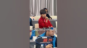 3.91s AVERAGE Rubiks Cube WORLD RECORD! Yiheng Wang
