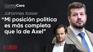 Johannes Kaiser: "Mi posición política es más completa que la de Axel"