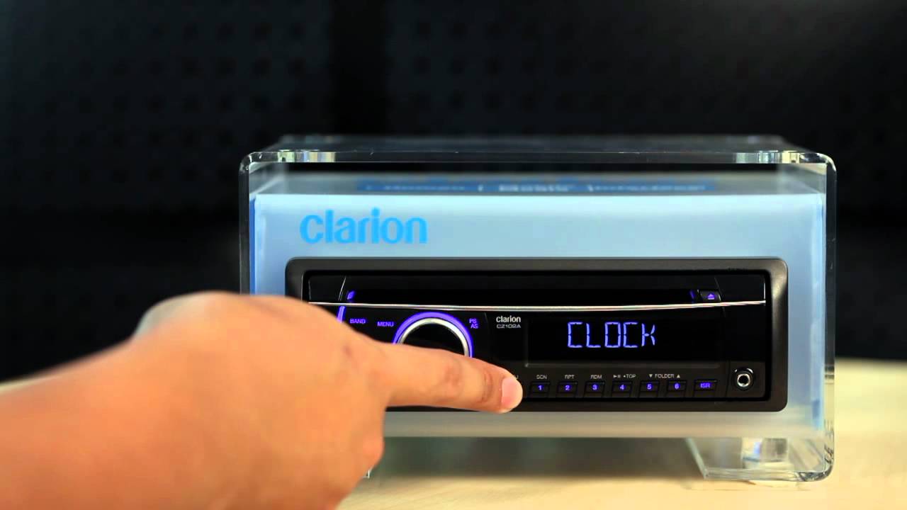 How To Set The Time On A Clarion Car Stereo - Car Retro