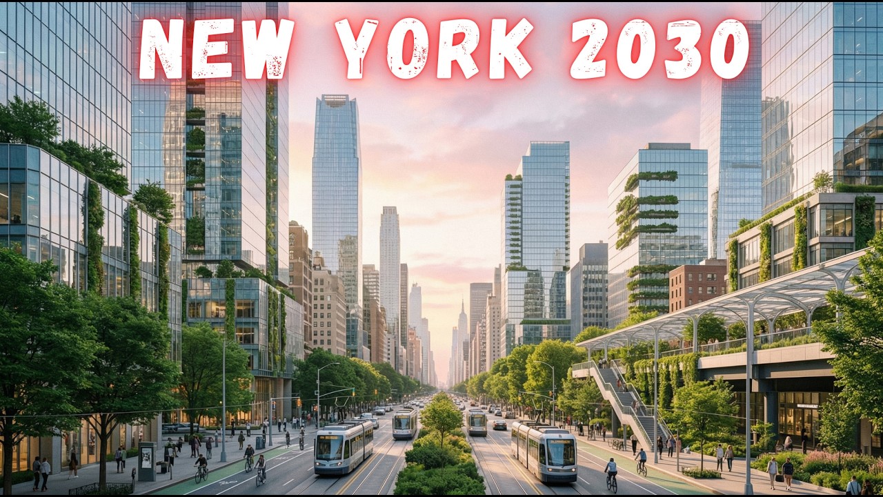 Future City – New York In 2030  | Sci-Fi AI Short Film (4K)