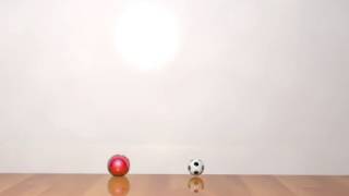 3ds max Football and Bowling Ball Drop Animation