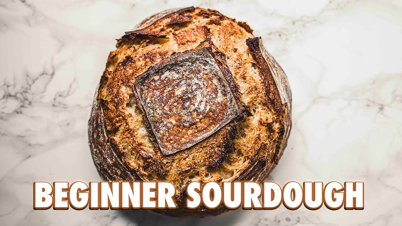 No Knead Beginner Sourdough Bread | Joshua Weissman