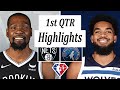 Brooklyn Nest vs. Minnesota Timberwolves Full Highlights 1st Quarter | NBA Season 2021-22