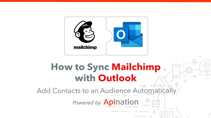 How to Sync Mailchimp with Outlook - Add contacts to an Audience Automatically