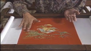 Edo Embroidery Master Craftsman: Nomura Kunitoshi (野村國俊さん)