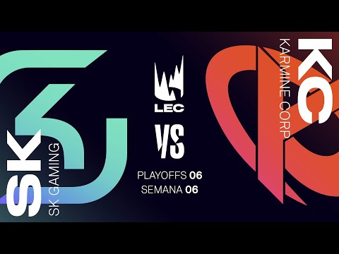 SK GAMING VS KARMINE CORP - MAPA 1 - PLAYOFFS 6 - LEC - VERANO 2024 - LEAGUE OF LEGENDS