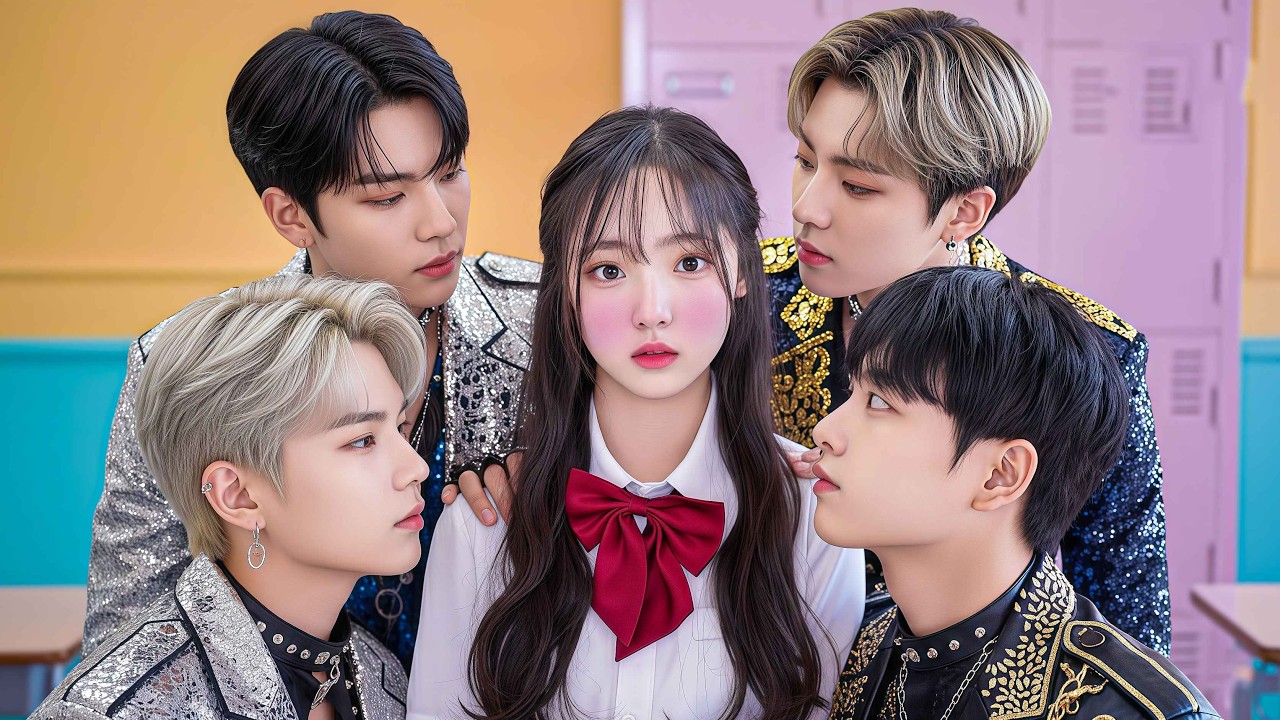 An UGLY Girl Discovers KOREA’S 4 Most Handsome IDOLS Living in Her House—And Then This HAPPENS ❤️