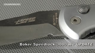Нож - Böker Speedlock 3000 Walnut,  переточка и небольшие доработки