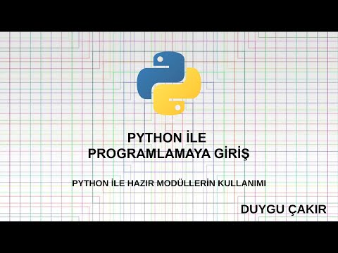 14  Python ile Modül Kullanımı