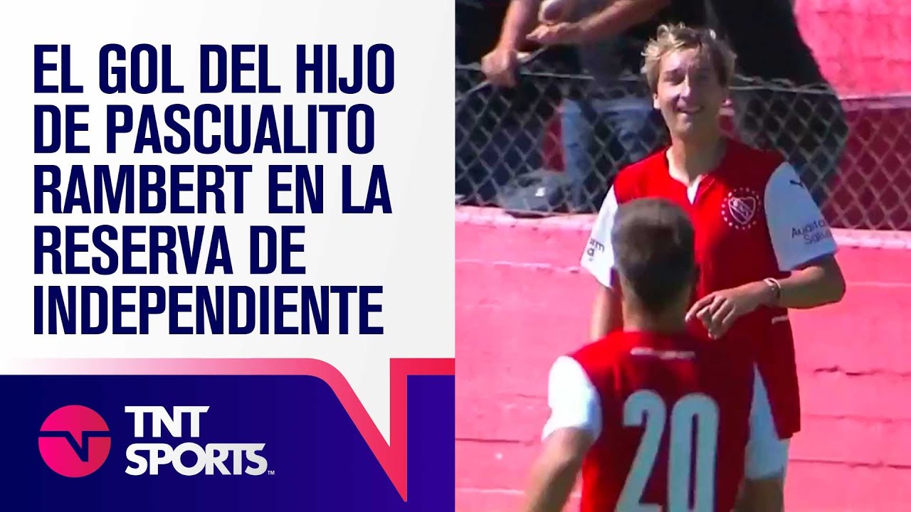 El GOL del hijo de PASCUALITO RAMBERT ️ en la Reserva de Independiente ...