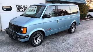 1992 Chevrolet Astro van vintage first gen low miles rust free for sale by Chicago Auto Network