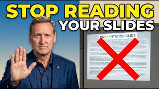 If You're Reading Your Slides, You've Already Lost the Room