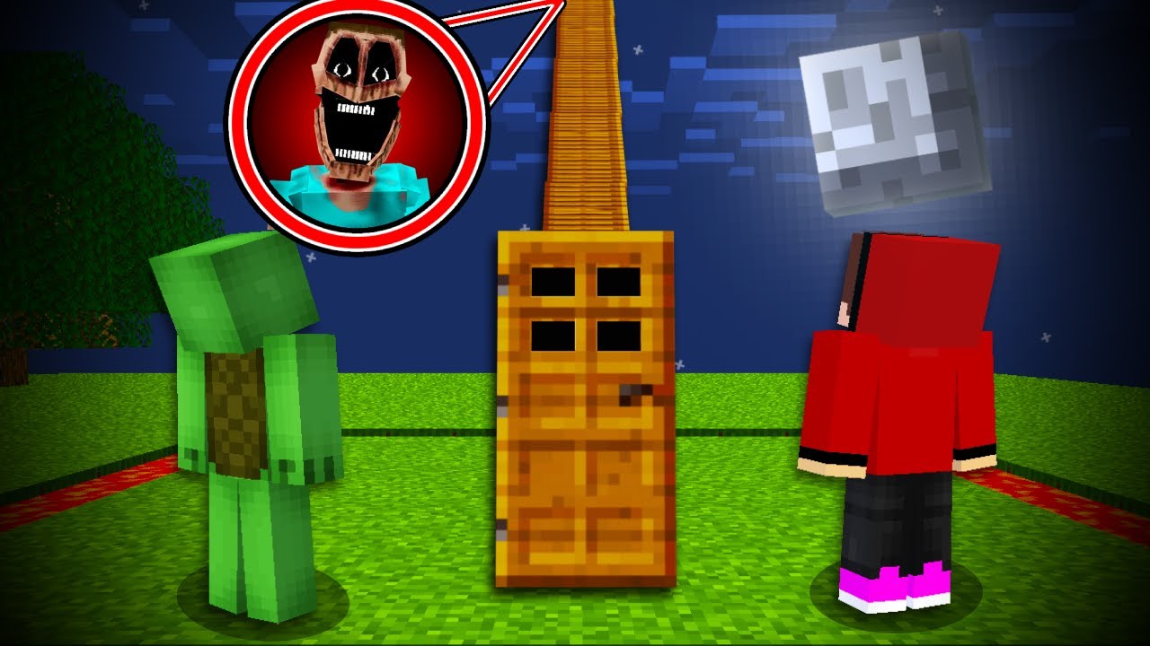 A Mimic was hiding behind the longest door in Minecraft! -Maizen