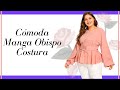 Costura Blusa En Seda Italiana