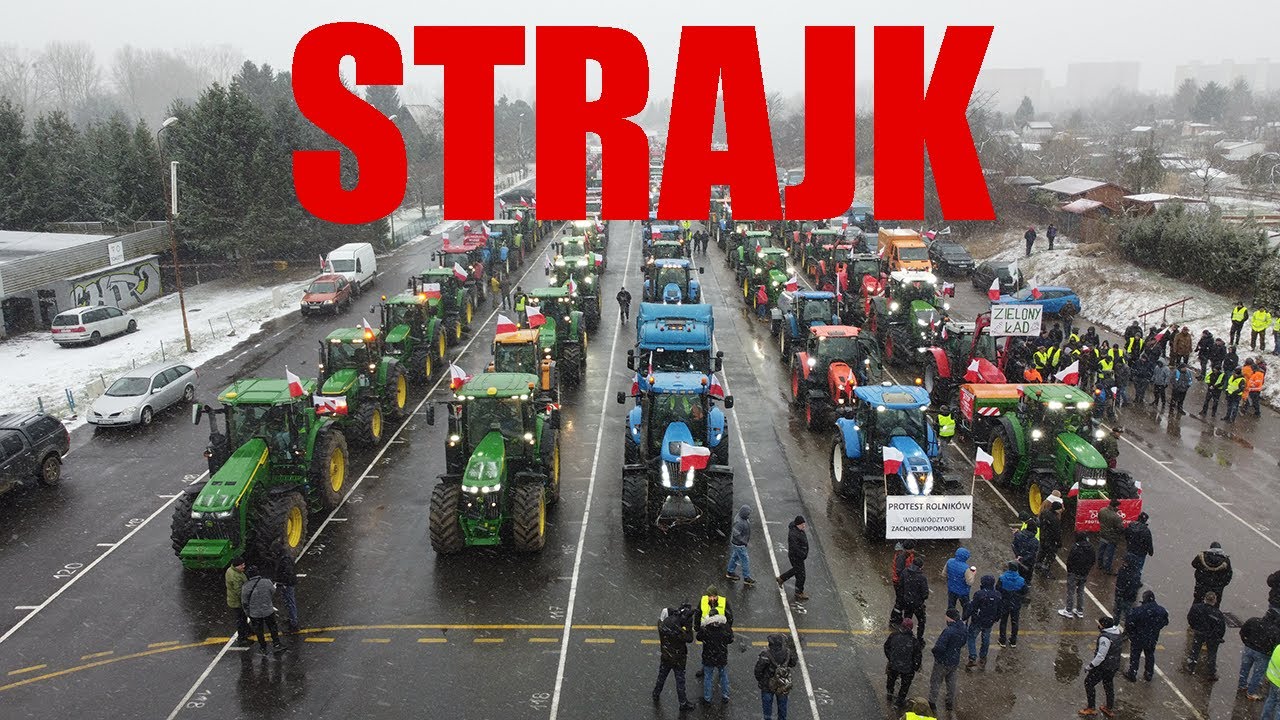 Strajk rolników 2024 🚜🇵🇱 I Koszalin - YouTube