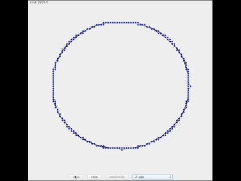 Simulated Annealing and 2-opt: tackling the Travelling Salesman Problem