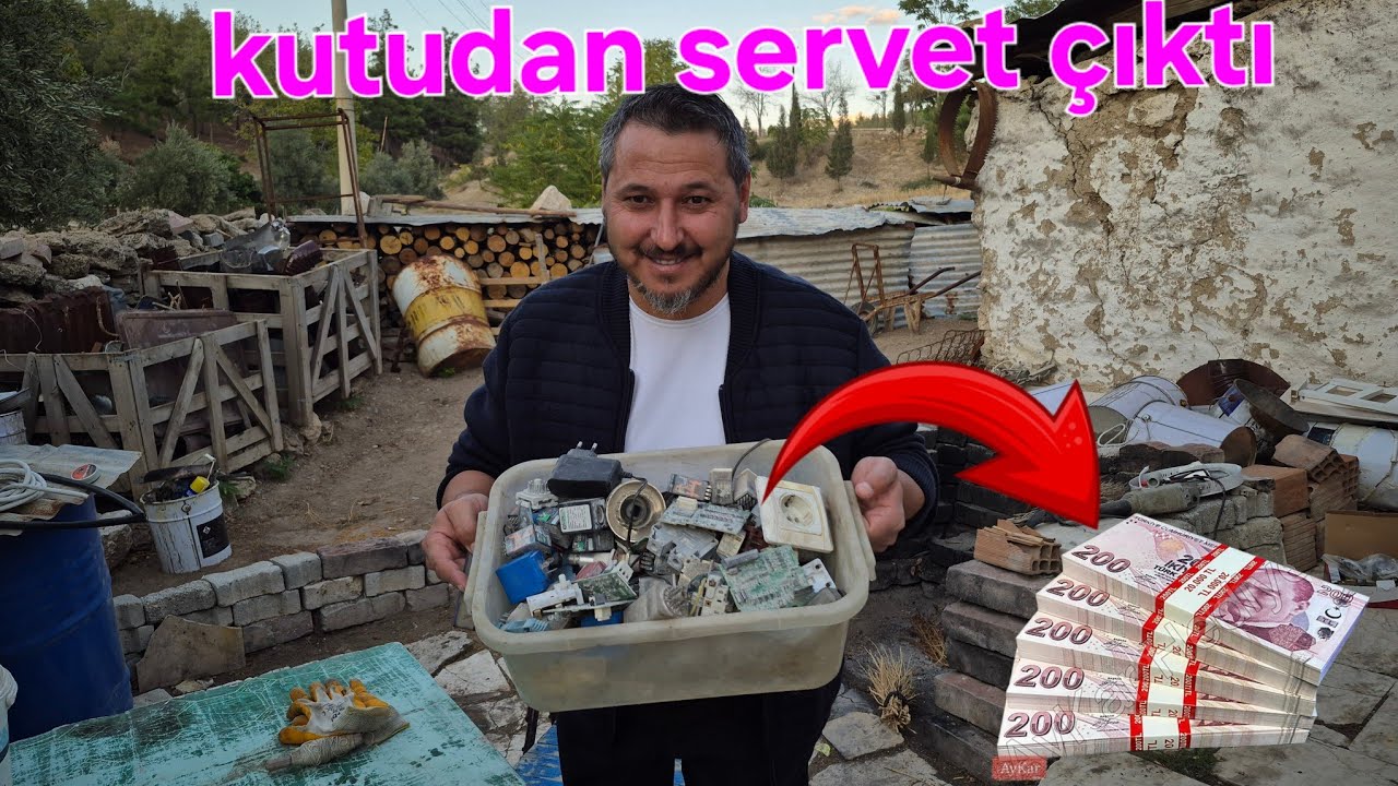 ⚡ Bu Kutunun İçinde Küçük Bir Hazine Saklıydı! #hurda #scrap #geridönüşüm #copper #brass 