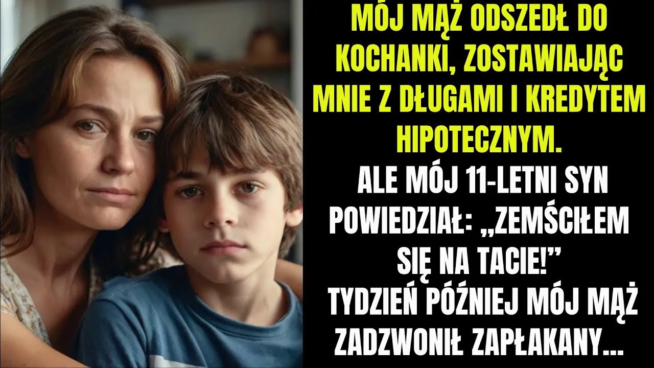 Mój mąż odszedł do kochanki, zostawiając mnie z długami i kredytem hipotecznym Ale mój 11 letni