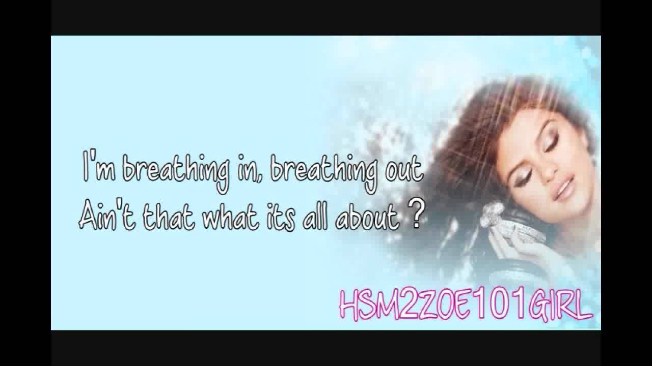 Selena Gomez And The Scene Ghost Of YOu Lyrics On Screen HD - YouTube