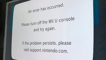 WiiU syncing problems (how do I fix this?)