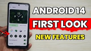 Google Android 14 First Look  & New Features  | A52 A52s A53 A71 A51 M52 F62 S21FE S20 FE A33 A32