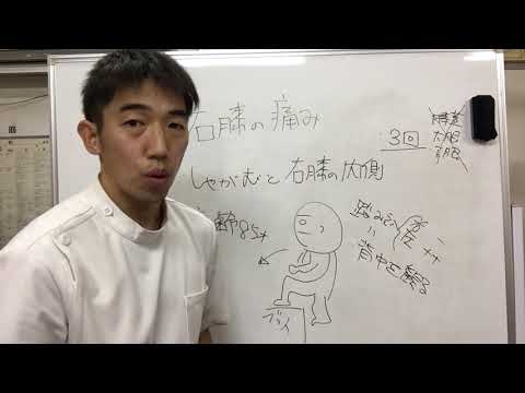 しゃがむと右膝の内側が痛い「整体知恵袋.com」