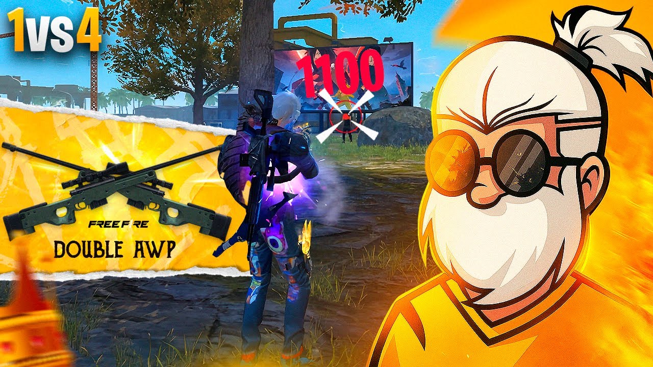 PEGUEI 2 AWM NA RANQUEADA E FIZ BOOYAH NO SOLO VS SQUAD!!