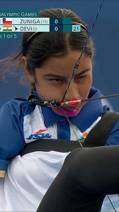 Sheetal Devi Hits Perfect Bullseye For India In Women's Compound 1/8 Elimination In Para Archery 🇮🇳